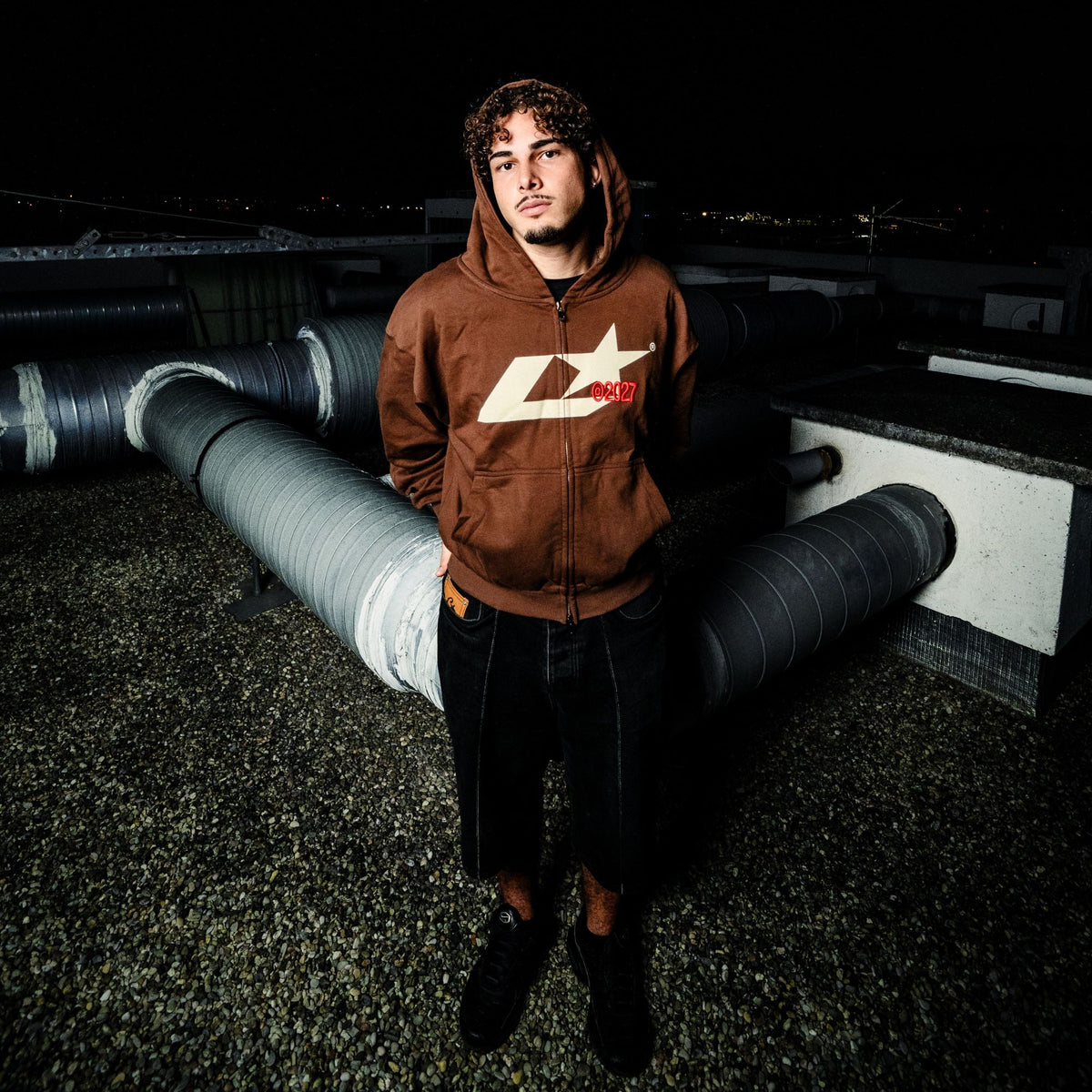LACKAFF BROWN ZIP